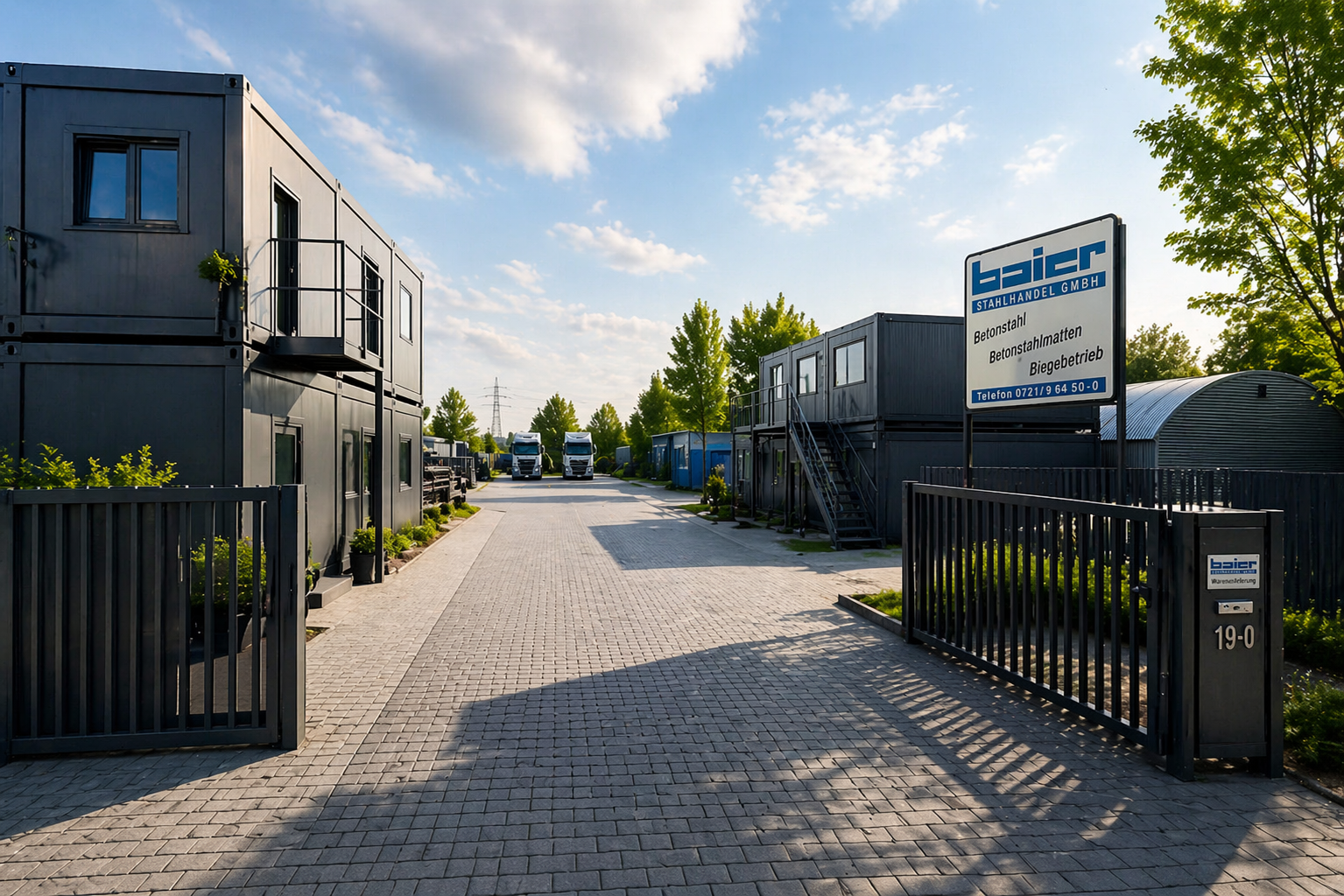 Baier Stahlhandel, Nordbeckenstraße 19b, Karlsruhe-Mühlburg